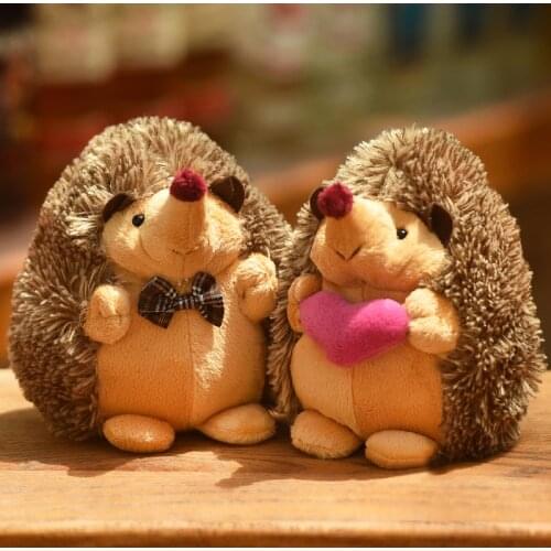 Cute Big Giant Stuffed Animals Plush Toy Kawaii Animals Hedgehog Couple Valentine Gift Dolls