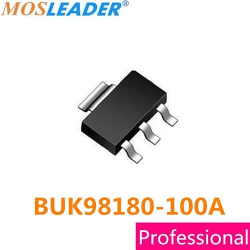Mosleader BUK98180-100A SOT223 100PCS 1000PCS BUK98180 BUK98180-100 98180 N-Channel 100V 4.6A Made in China High quality