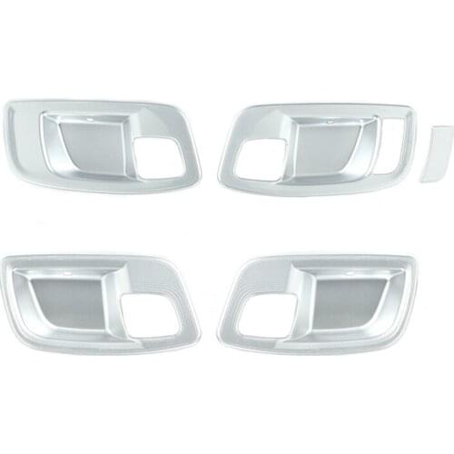 5PCS Car Inner Door Handle Bowl Cover Trim for 2011-2021 Dodge Charger Interior Decoration Accessories