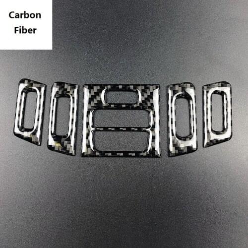 Carbon Fiber Car Interior Styling Air Vent Outlet Cover Trim Sticker for BMW E90 E92 E93 2005 2006 2007 2008 2009 2010 2011 2012