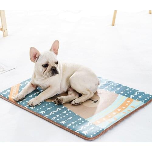 Pet Summer Cooling Mat Dog Summer Bed Cat Mat Sofa Washable Summer Cooling Mat for Dogs Cats Kennel Mat Breathable