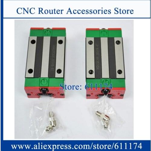2pcs Original HIWIN Linear Guide Bearing HGH15CA slider Block for HGR15 linear guide rail