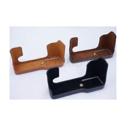 Camera Video Bag Bottom Half Case With screw for Fujifilm X-T10 X-T20 Fuji XT10 XT20 XT30 XT-30PU Grip Base With Battery Opening