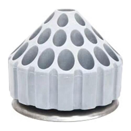 1PCS 35 Hole Grinding Head Storage Box Plastic Jade Carving Tool Box Gray Color Grinding Needle Box