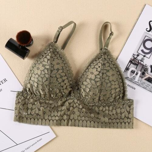 Female Sexy Bra Support Bras for Sexy Women Ultrathin Gathering Elasticity Soft Padded Underwear Deep V rench Bralette