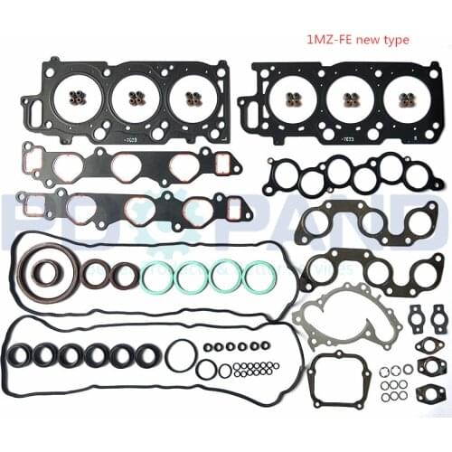 1MZFE 1MZ-FE Engine Overhaul Rebuild Gasket Kit 0411120041 forTOYOTA CAMRY Saloon/Estate CV2 XV2 for ForLEXUS ES300 3.0 V6 24V