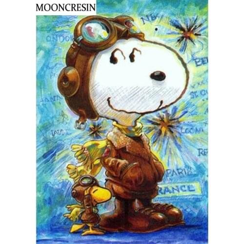 5D Diamond Painting Full Square Dog Cross Stitch Kit Christmas Diy Embroidery Diamond Mosaic Painting Rhinestone Decoration Home