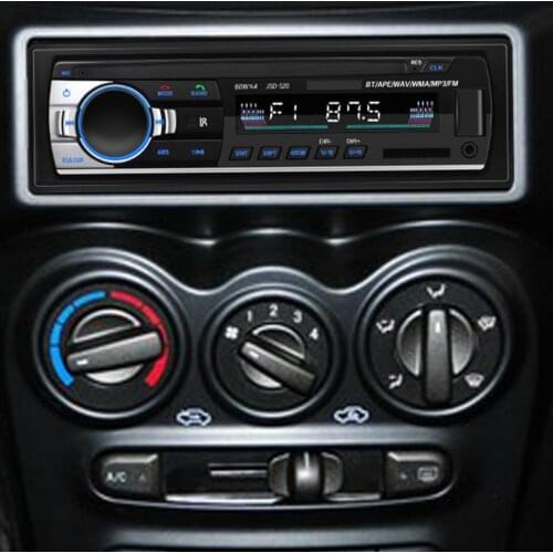 50% Hot Sales JSD-520 Car Radio MP3 Player Bluetooth Hands-free Call U Disk Reading Radio Player for Vehicles