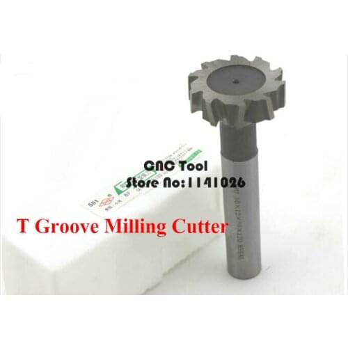 Free Shipping 2PCS T16*3*4*5*6*8mm High Speed Steel Straight Shank T Slot Milling Cutter for Copper Aluminum metal