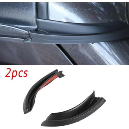 For Jeep Wrangler JL 2018 2019 2020 Rain Gutter Extension ABS 2PCS Car