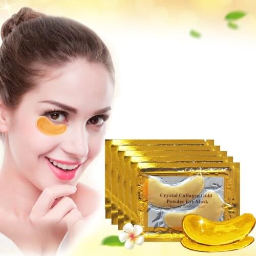 Eye Care 60pcs Beauty Gold Crystal Collagen Patches For Eye Moisture Anti-Aging Acne Eye Mask Korean Cosmetics Skin Care