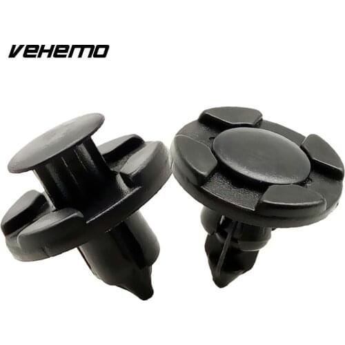 100Pcs/Bag 8mm Auto Car Rivet Retainer Bumper Fender Mudguard Trim Durable