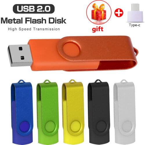 Keyshain USB 2.0 Flash Drive 128GB 64GB 32GB 16GB 8GB 4GB USB 2.0 Flash Memory Card U Stick