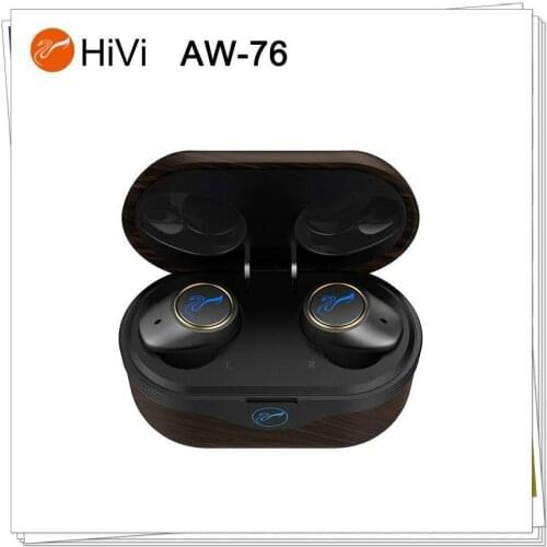 Hivi AW-76 AW76 True Wireless Stereo Bluetooth 5.0 In-Ear Earphone Sports Earbuds IPX Sweatproof Fast Charging AAC Apt-X