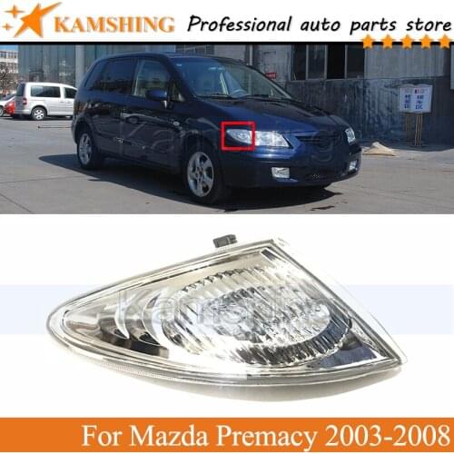 Kamshing Front Turn signal lamp light For Mazda Premacy 2003 2004 2005 2006 -2008 Head light Marker Corner light Bumper light