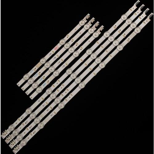 Kit 8 PCS LED de retroiluminación para Samsung UE43J5550 UE43J5600 ue43j5502 S_5j55_43_FL_L7 R4 LM41-00117X LM41-00117W BN96-363
