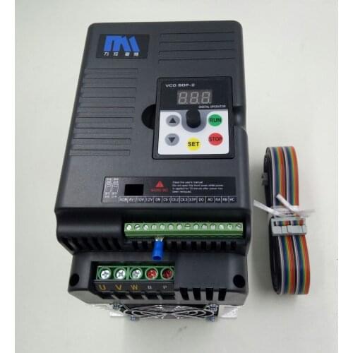 Small Universal 5.5KW 7.5HP Speed Control Lathe VFD Ootput 1Ph 220V 20A 500Hz Motor Drive VFD for 3 Phase Asynchronous Motor