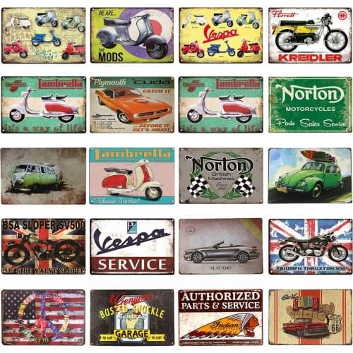 Coffee menu Metal Sign vintage coffee signs kitchen decor cafe posters wall stickers for girls