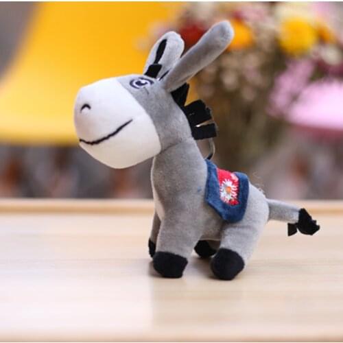 Cute Donkey Key Chain Avanti Series Plush Toy Key Ring Mini Doll Bag Pendant Doll Gifts Gifts