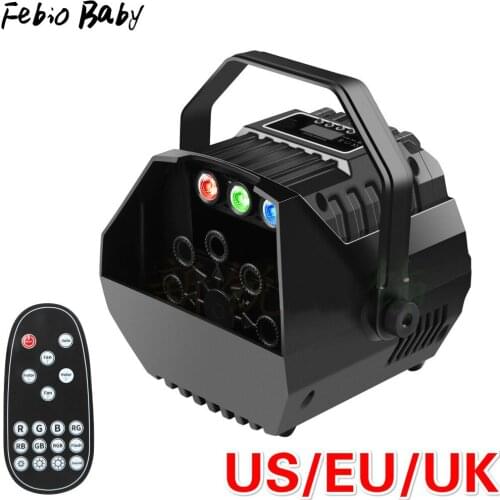 LED Mini Bubble Machine Stage Effect Bubble Machine Wedding Scene Romantic Bubble Decoration Family Business Activities