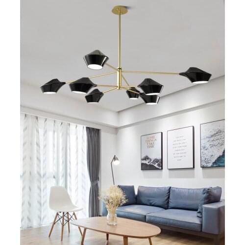 Nordic chandelier living room home dining room bedroom lamp light luxury simple creative personality style pendant lamps