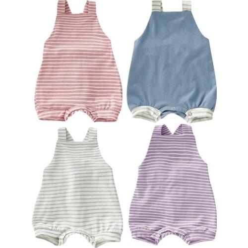 Toddler Baby Clothes Baby Romper Newborn Baby Boy Girl Stripes Romper Jumpsuit Outfits Playsuit Clothes