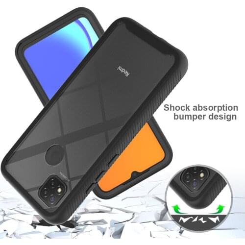 Crystal Clear Solid Anti-yellow Luxury Case for Xiaomi Mi 10T Pro 5G Poco X3 NFC Redmi 9C 9A Note 8 9S Acrylic Phone Cover