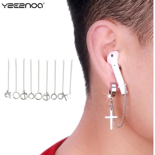 1PC Anti-Lost Ear Clip Earrings Earphone Protector Creative Earphone Accessories Unisex Earrings For Earphones