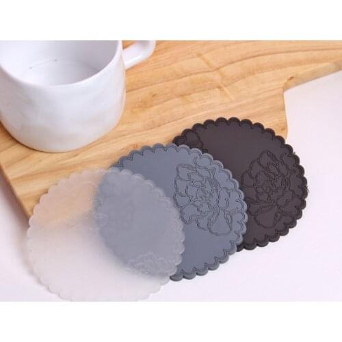 1pcs Silicone For Kitchen Dining Table Decoration Heat Insulation Resistant Mat Pad Cup Holder Coaster Placemat Kitchen Tools
