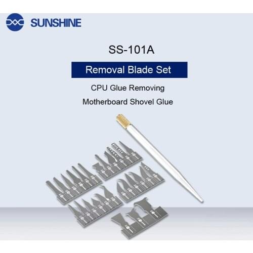 SS-101A Multi-Function Removal Blade Set CPU Glue Removing Knife Phone Computer CPU Repair Motherboard Warping Knife Shovel Glue