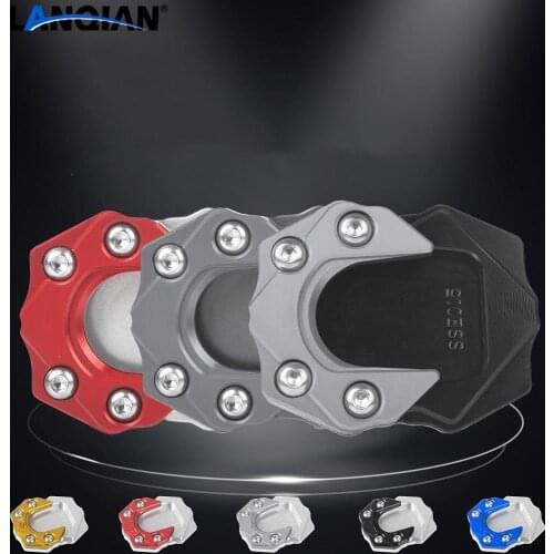 For Vespa Motorcycle Kickstand Side Stand Plate Pad Enlarge Extension Piaggio GTS GTV 250 300 2013-2020 2015 2016 2017 2018 2019