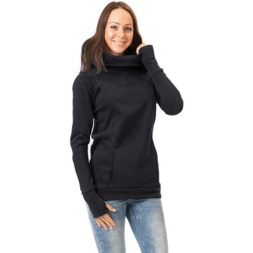 2020 New Womens Nursing Clothes Pregnant Long Sleeves Hooded Breastfeeding Coat Long Sleeves Solid Color Hoodie Simplicity