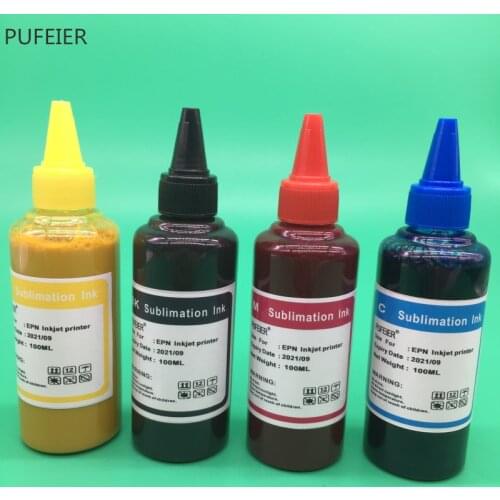 4 Bottles T252XL1-T252XL4 T2521-T2524 Sublimation Ink For Epson WF-3620 WF-3640 WF-7610 WF-7620 WF-7710 WF-7720 WF-7210