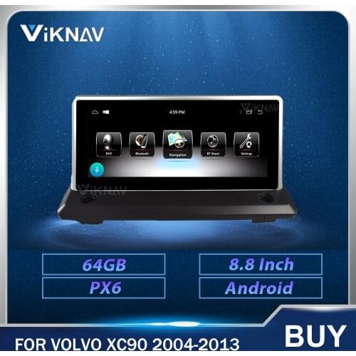 Android 2 din radio DVD player For-Volvo XC90 2004-2016 car autoradio Tesla style stereo car multimedia player GPS navigation