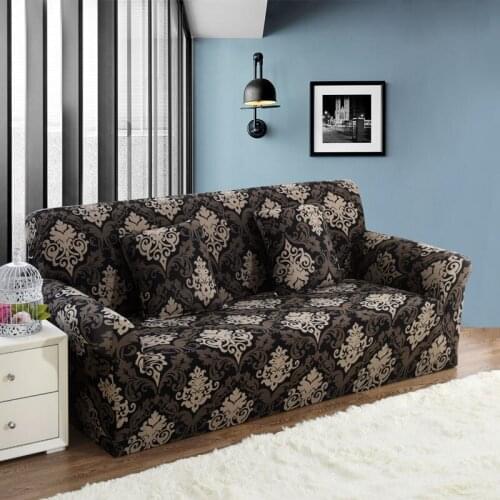 Sofa-slipcovers Tight Wrap All-inclusive Slip-resistant Elastic Cubre Sofa Towel Corner Sofa Covers Couch Cover 1/2/3/4-seater