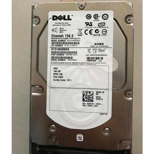 DELL 15K6 ST3146356SS 146G 3.5 SAS server Hard drive HDD 0XX518