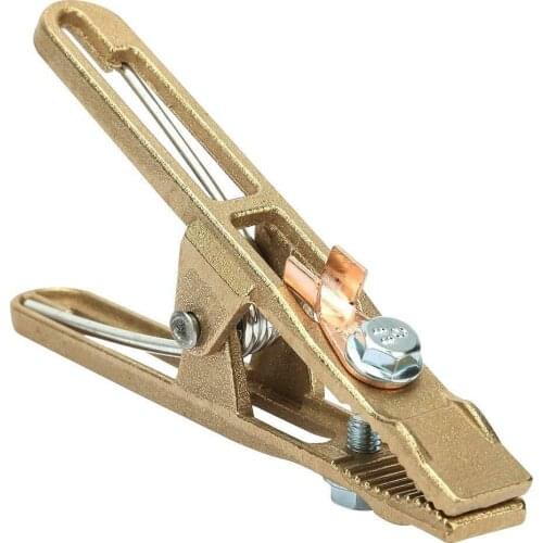 Electric 260 Amp Grounding Work Clamp Ground Welding Earth Clamp Ground Cable Copper Clip For Arc Welding Plasma Cutting Machine