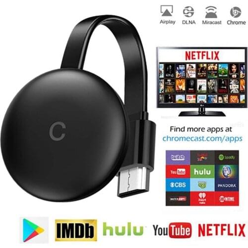 G12 TV Stick Wifi Display Receiver For HDMI Media Player 5G/2.4G Dongle Screen HDMI For YouTube Anycast IOS WiFi Wireless Dongle