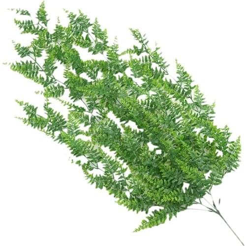 Creative Decorative 4Pcs Simulation Fern Grass Plant Wall Hanging Plants Home Wedding Shop Decoration(80Cm)