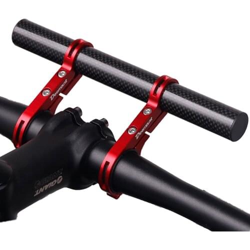 Bike Handlebar Extended Bracket Bicycle Headlight Mount Bar Computer Holder Lantern Lamp Support Rack Alloy Fiber Stand
