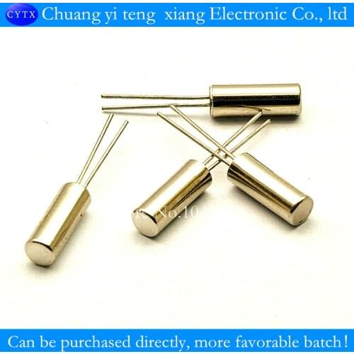 32.768K quartz watch crystal passive crystal cylindrical 32768 3*8mm 100% good 10PCS/LOT