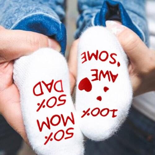 1 Pairs Soft Newborn Toddler Socks Baby Kids Girls Boys Casual Cotton Cartoon Letter Socks Cute Kids Funny Socks 0~6 Months 2019