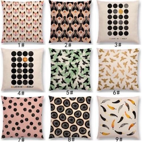 New Beautiful Composite Pattern Dinosaur Design Colorful Graphics Car Cushion Cover Home Decor Sofa Throw Pillow Case