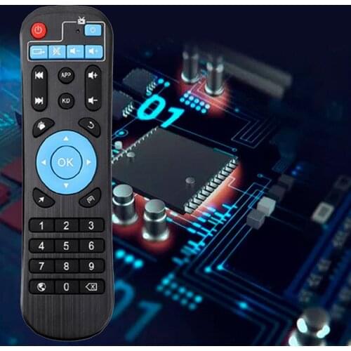 New Univeral TV Box Remote Control Replacement For Q Plus T95 Max/Z H96 X96 S912 TV Box Media Player IR Learning Controller