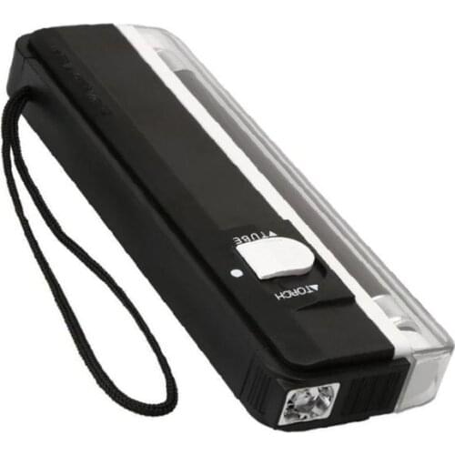 Violet Fluorescent Portable Money Detector UV Light with Flashlight Small Counterfeit Light Counterfeit Pen 94PC