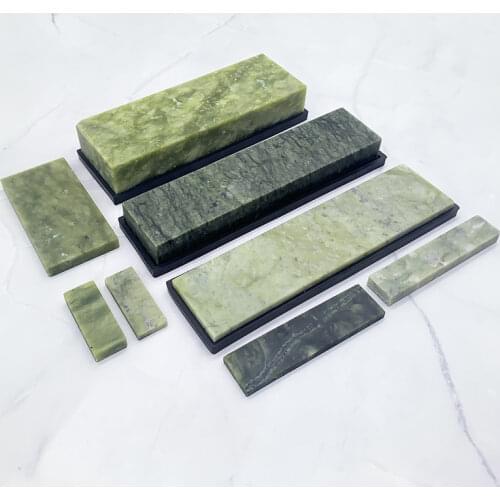 10000 Grit Natural Green Agate sharpening stone Whetstone Fine Grinding Polishing Shaved bar kitchen knife sharpener honing tool