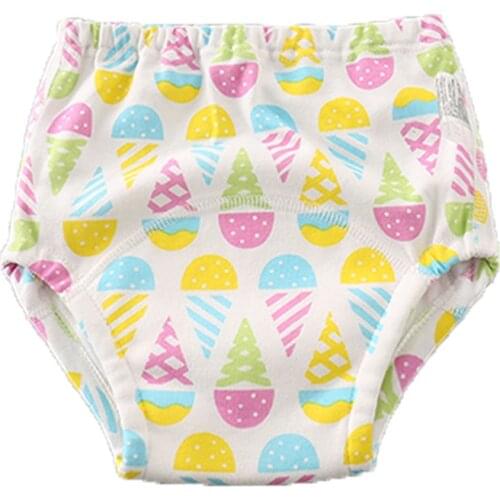 Baby Potty Training Pants Boy Girl Cotton Underwear Nappies Diapers for Toddler Learning Panties Reusable Washable Cloth Diapers