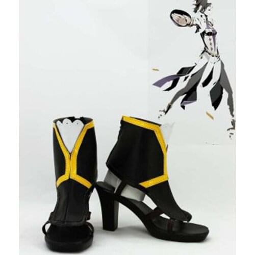 Unlight Euphoria Shalott Halloween Cosplay Boots Shoes Game Party Cosplay Boots Custom Made for Adult Men Shoes
