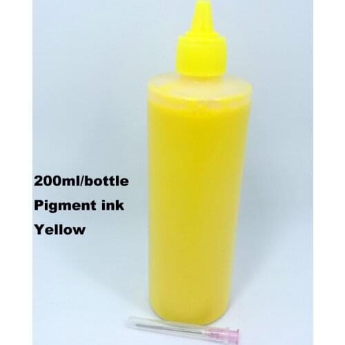 YOTAT 200m/bottle Universal Refill Pigment ink kit for HP Epson Canon Brother Lexmark Inkjet Printer CISS Cartridge Printer Ink
