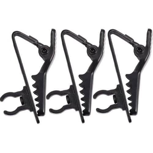 3pcs Microphone Lapel Tie Clip for Lapel Lavalier Mic